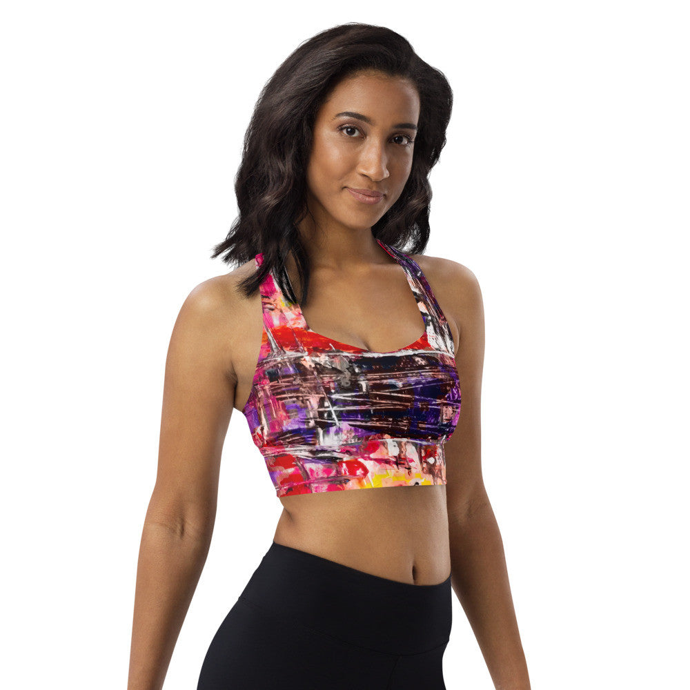 Gianneli Colours Longline Sports Bra-4