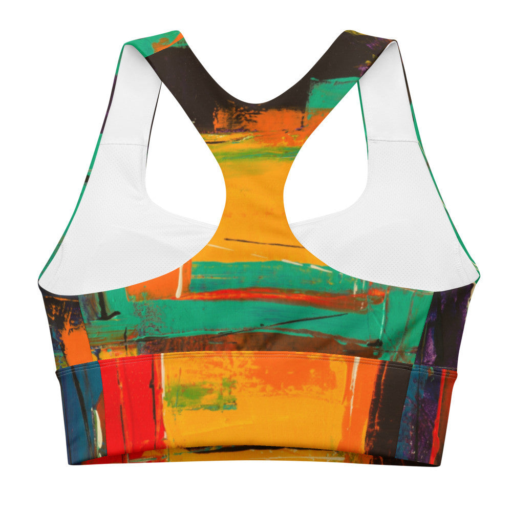 Gianneli Colours Longline Sports Bra-1