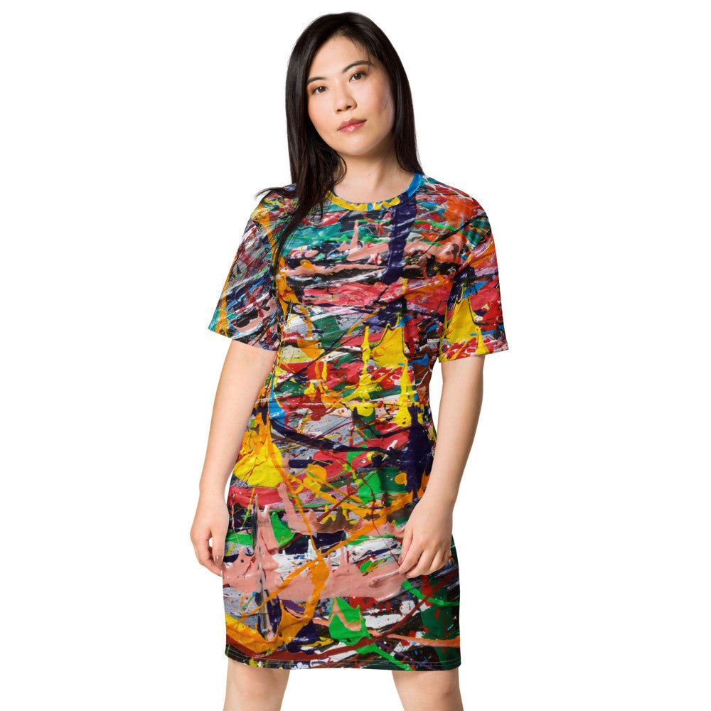 Gianneli Colours T-shirt dress-4