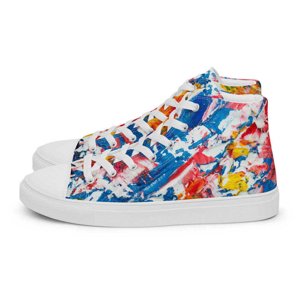 Gianneli Colours Handmade Women’s High Top Canvas Shoes-0