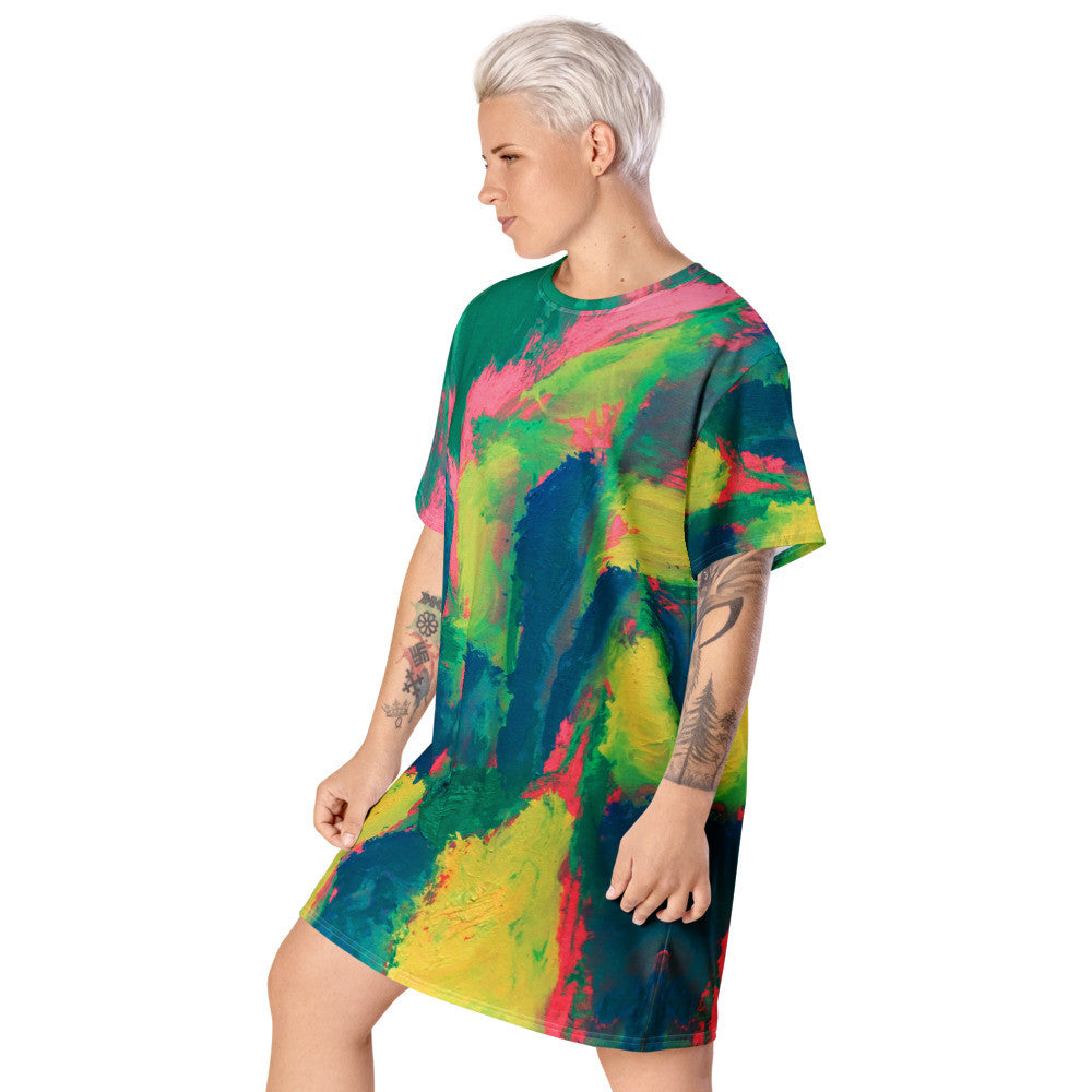 Gianneli Colours T-shirt Dress-5