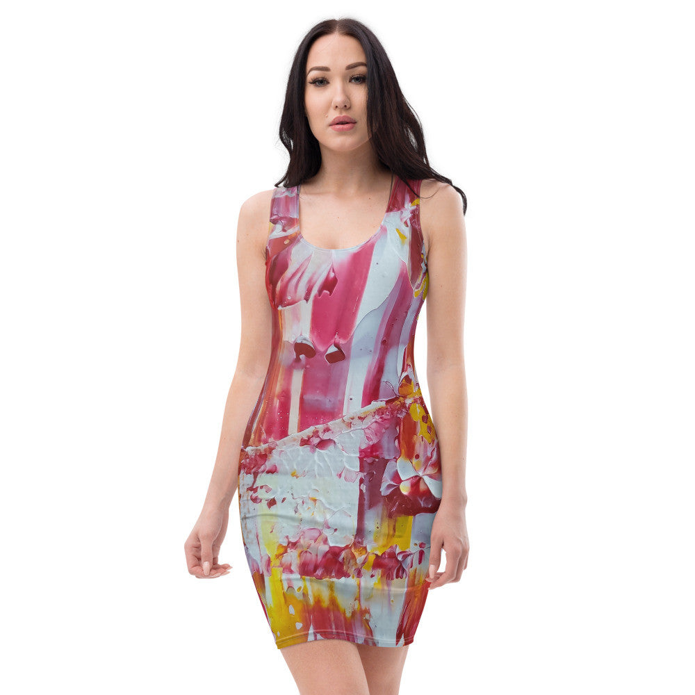 Gianneli Colours Fitted Dress-1