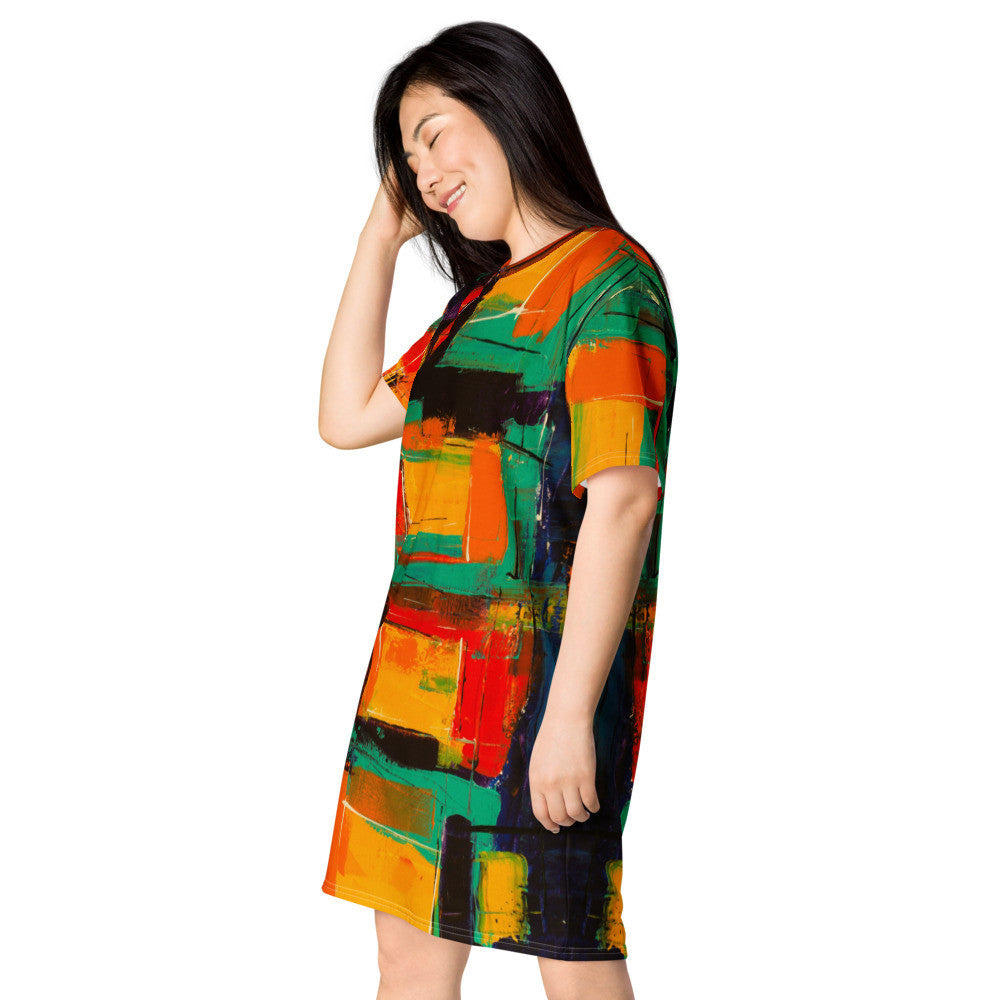 Gianneli Colours T-shirt dress-4