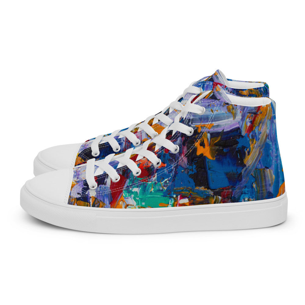 Gianneli Colours Handmade Women’s High Top Canvas Shoes-0