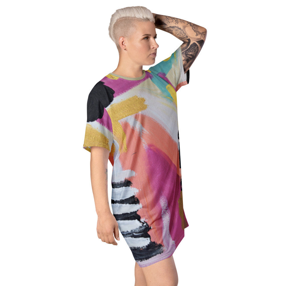 Gianneli Colours T-shirt dress-6