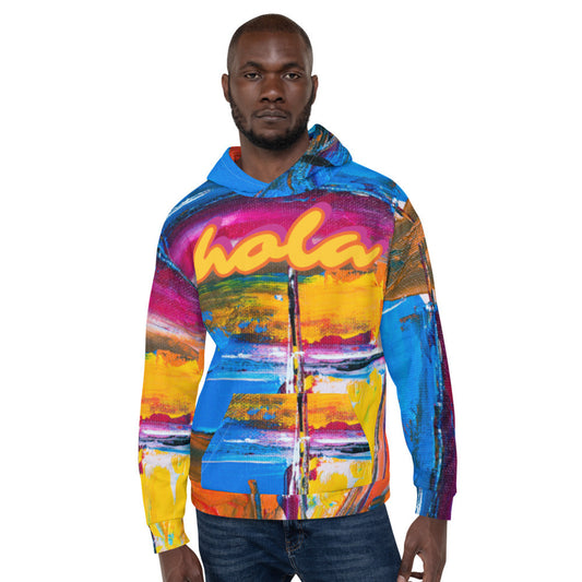 HOLA Unisex Hoodie by Gianneli-0