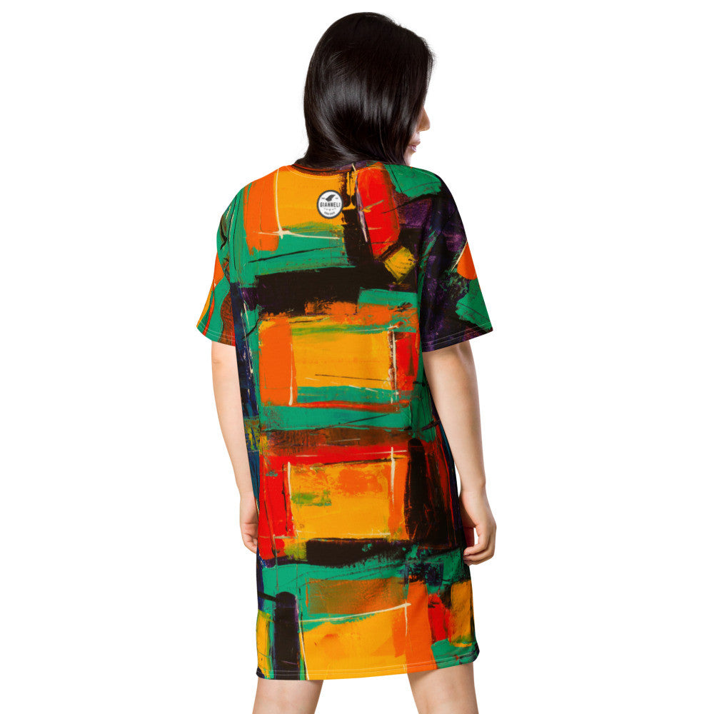 Gianneli Colours T-shirt dress-3