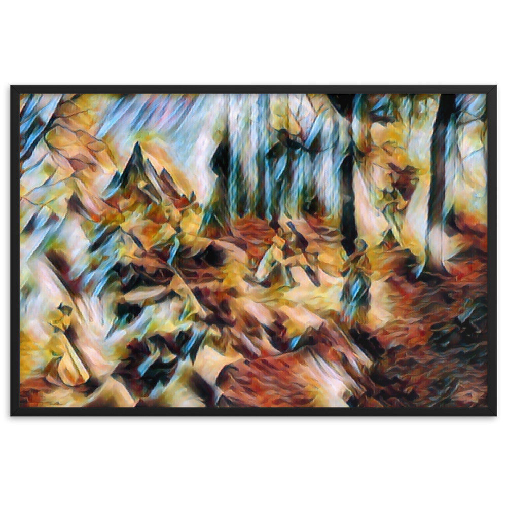 AMONG THE FOUR SEASONS YOU ARE THE FIFTH SENSE PREMIUM Framed Poster-1