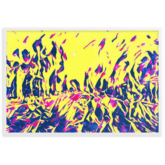 DANCE ME LIKE THE RAIN THAT BURNING OUT THE FIRE AROUND ME Framed Poster-0