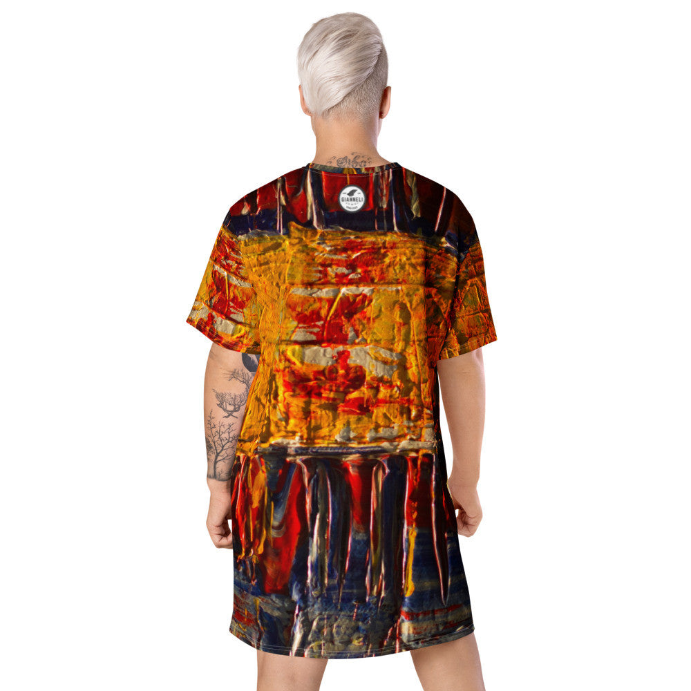 Gianneli Colours T-shirt dress-7