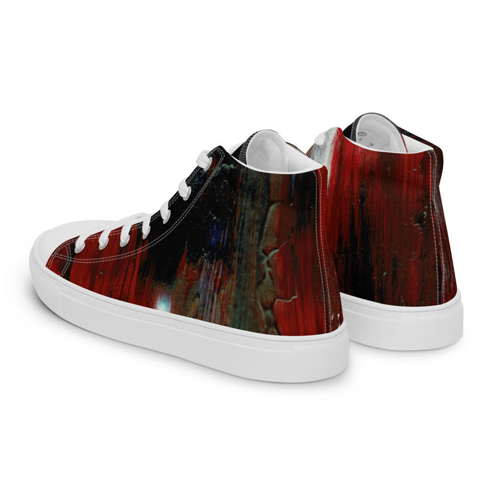 Gianneli Colours Handmade Women’s High Top Canvas Shoes-2