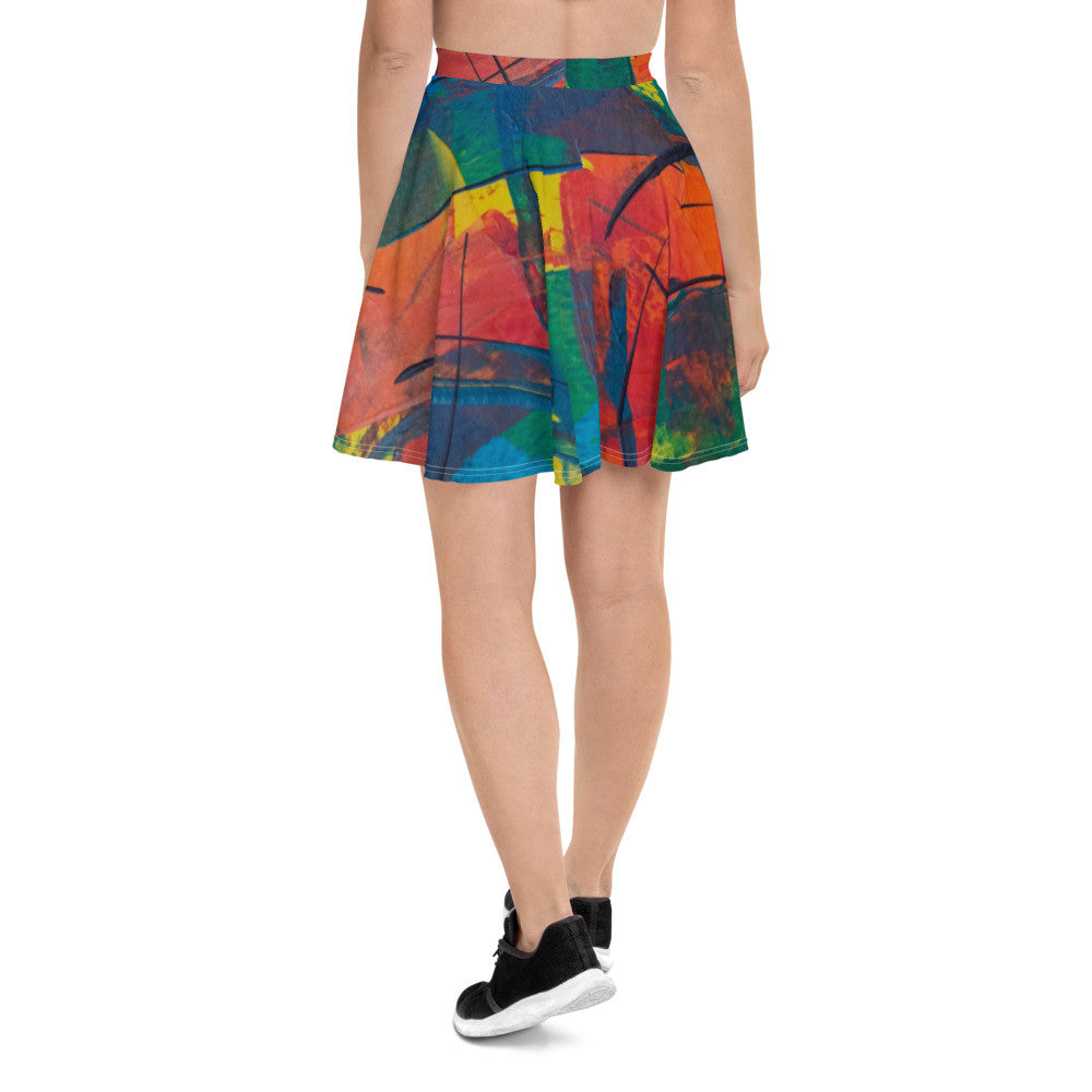 Gianneli Colours Skater Skirt-3