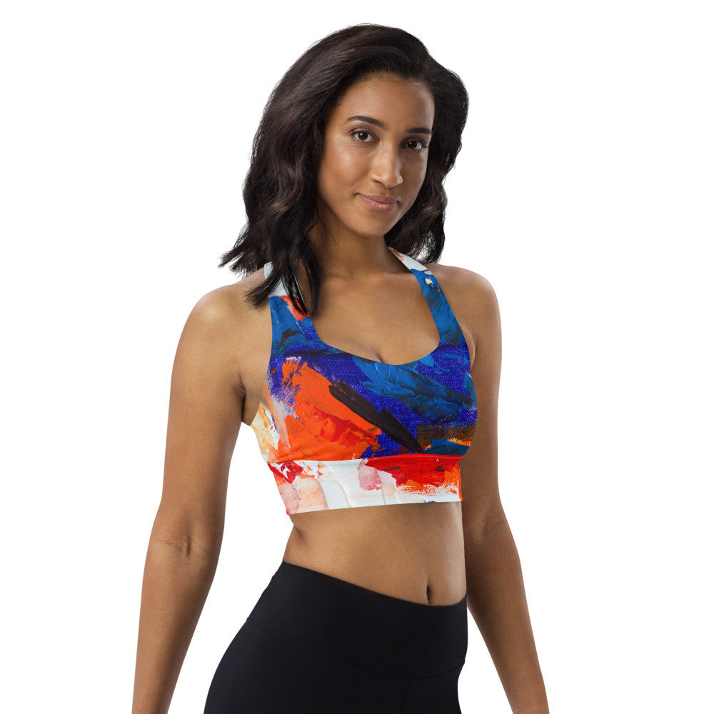 Gianneli Colours Longline Sports Bra-6