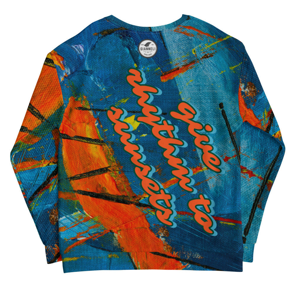 BLUES & SUNSETS Unisex Sweatshirt by Gianneli-4