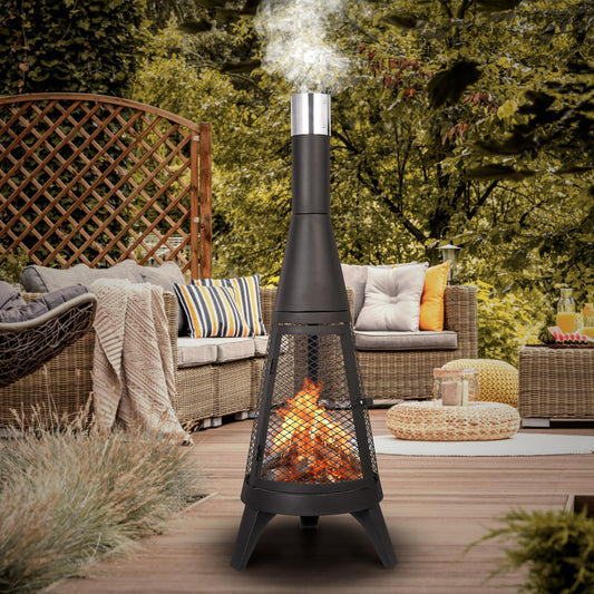 47.2" Cast Iron Chiminea-0