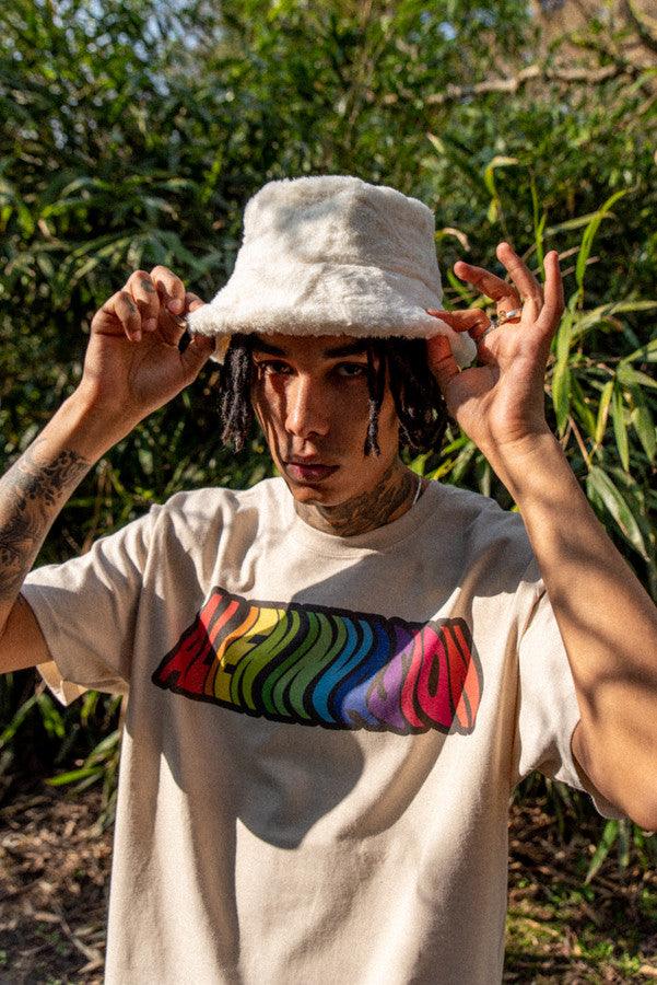 Bucket Hat Soft & fluffy white-0