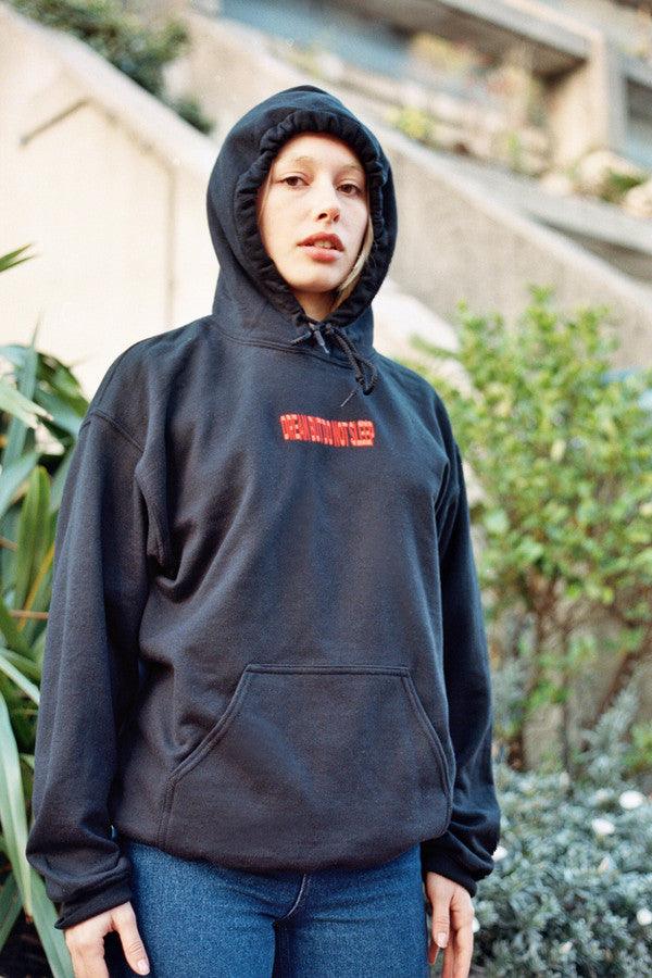 Black Hoodie With Embroidered DBDNS Logo-2