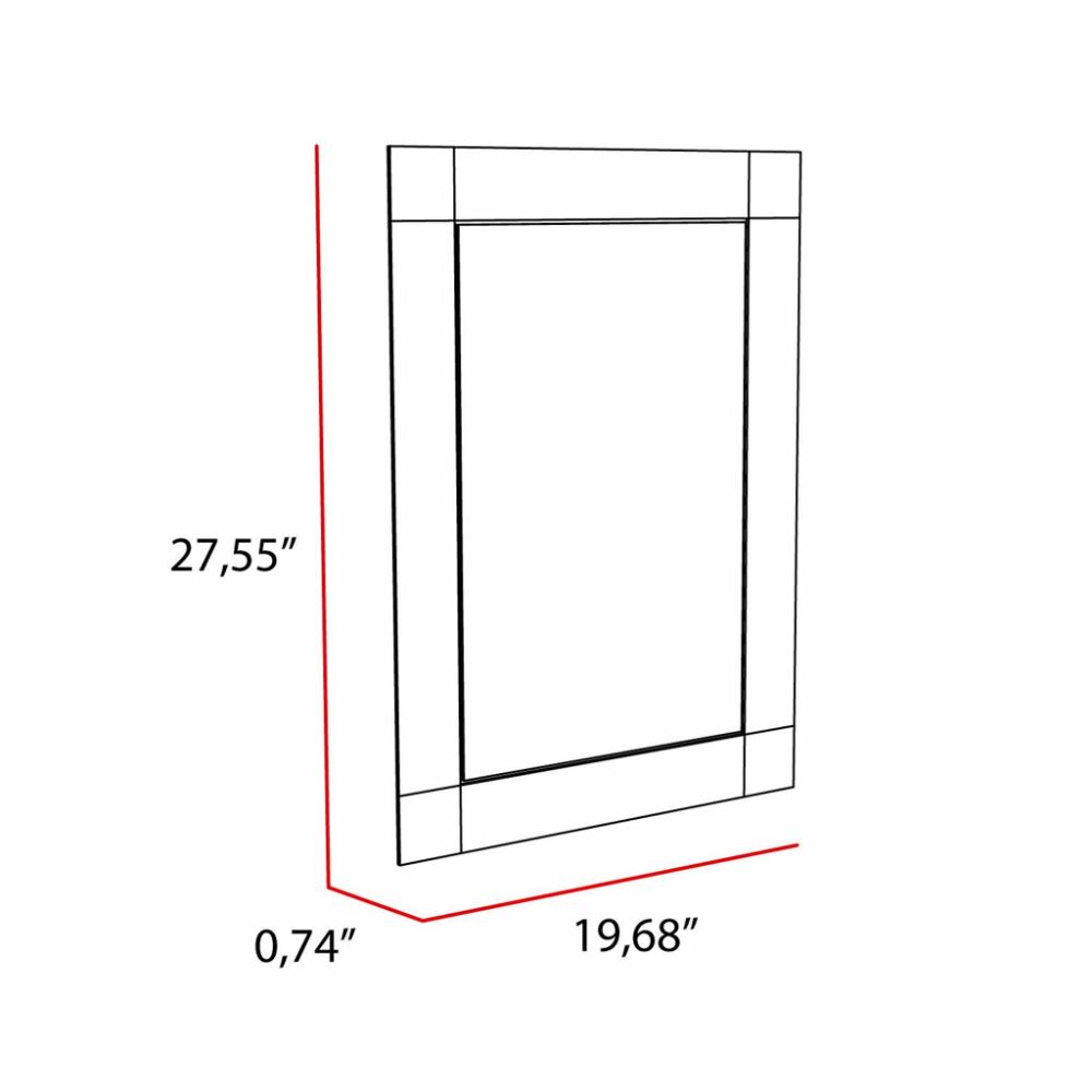 Mirror Hamptons, Rectangle Mirror-4