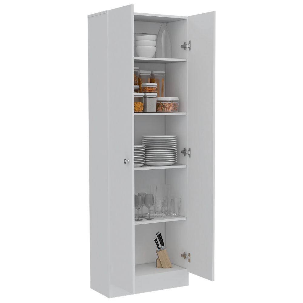 Storage Cabinet Pipestone, Double Door, White Finish-4