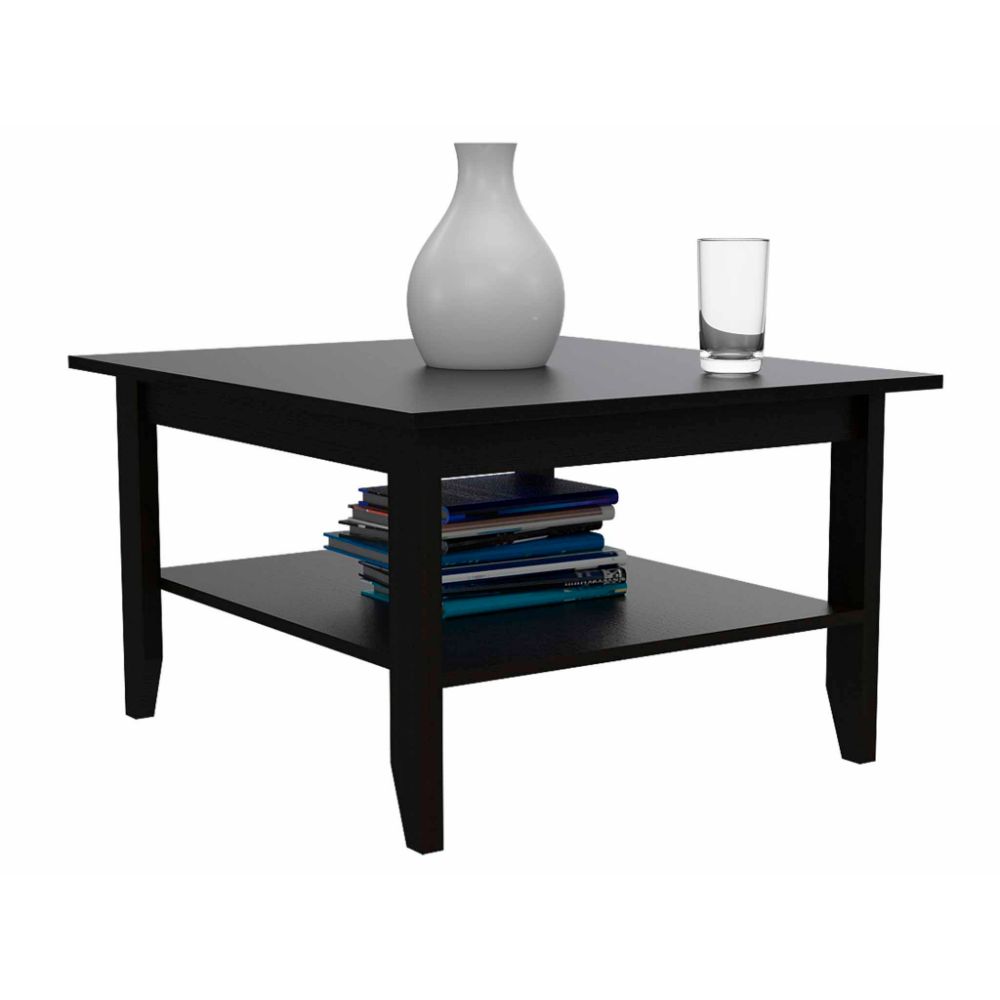 Coffee Table San Jose, One Shelf, Black Wengue Finish-3