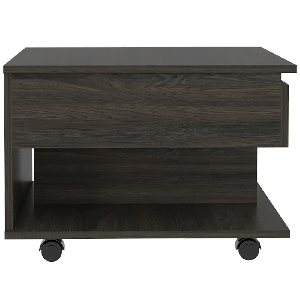 Lift Top Coffee Table Mercuri, Casters, Carbon Espresso Finish-3