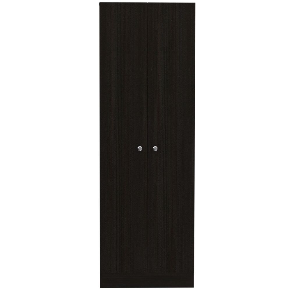 Storage Cabinet Pipestone, Double Door, Black Wengue Finish-3