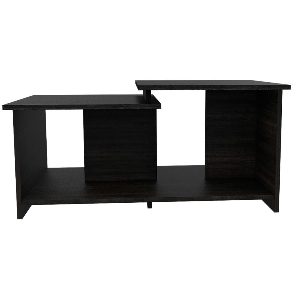 Coffee Table Rochester, Lower Open Shelf, Carbon Espresso Finish-4