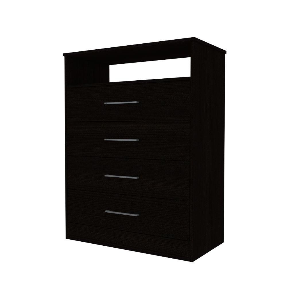 Dresser Atlanta,Four Drawers, Black Wengue Finish-3