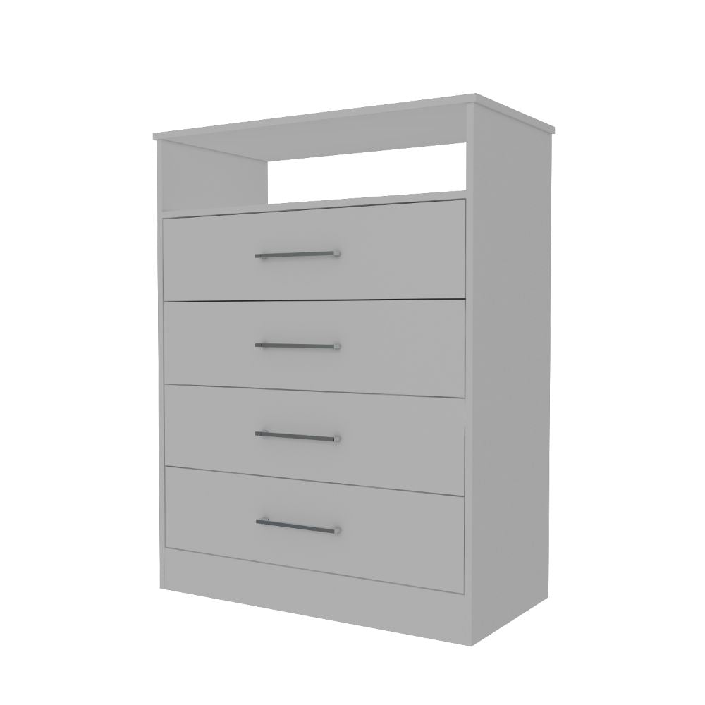 Dresser Atlanta, Four Drawers, White Finish-3