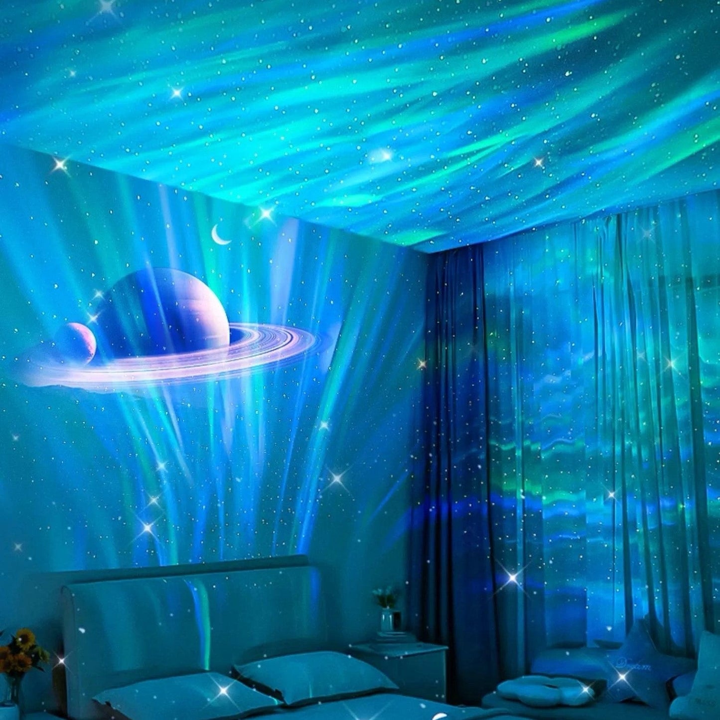 Bluetooth-Enabled Sky Projector Night Light-3