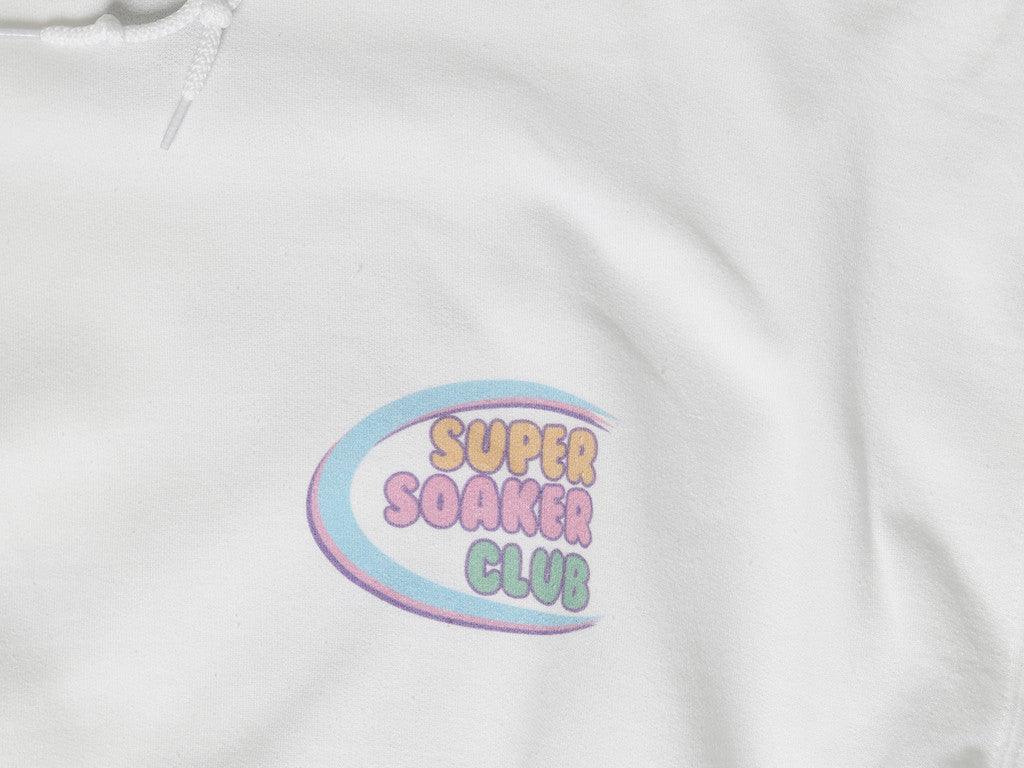 White Hoodie With Super Soaker Print-4