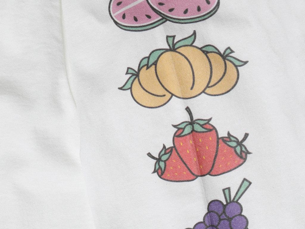 White Long Sleeved T-shirt With Printed Sluurpee Design-4