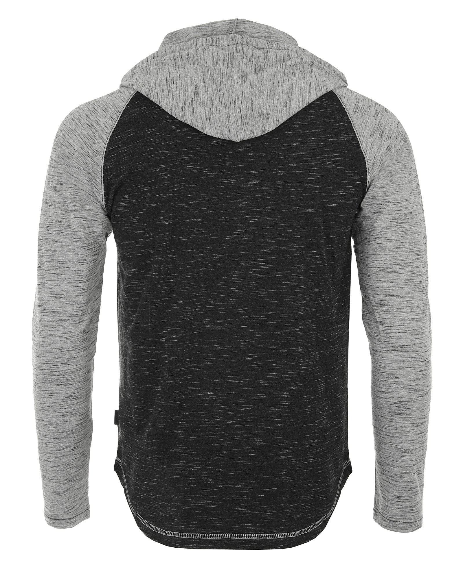 ZIMEGO Men's Hoodie Pullover Sweatshirt - Athletic Button Raglan Henley Shirt Hooded Top-2